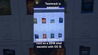 New old drumsoftware - Superior Drummer 2 on MacOS 12