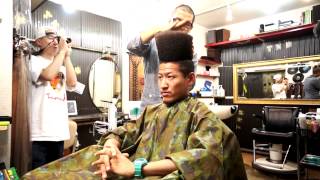 How To Style A HI-TOP FADE -ハイトップフェードの作り方- by 小林大地 (miles ground)