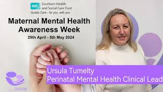 Listen to our Ursula Tumelty Clinical Lead in the Perinatal Mental Health Team