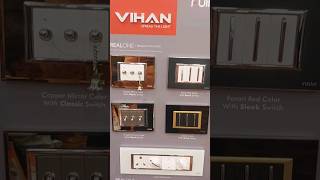 VIHAN spread the light #model #SWITCHES COVER PLATES #FUION #lights #home #electrical #shortvideo 🛕🏡