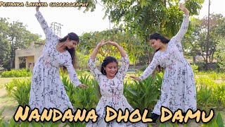 Nandana Dhol Damu || Semi-classical || kumaoni song ||Ft.kajal,Mini ||Priyanka Lavanya choreography.