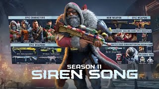 اول عرض للباتل باس الموسم 11 السنة الثلجية 2024 #codmobile #SEASON11