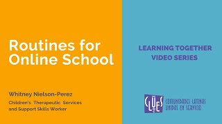 Routine for Online School with Whitney Nielson-Perez