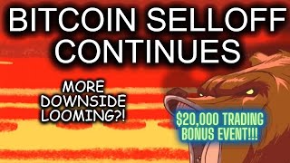 BITCOIN SELLOFF CONTINUES 📉 WHEN WILL IT END?! 🐻 ($20,000 TRADING BONUS EVENT!) (NO KYC NO PROBLEM)