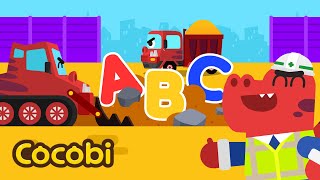 Learn ABCs with T-rex Heavy Vehicles | New✨Educational Song | Cocobi