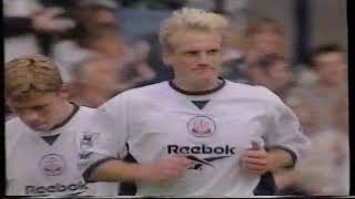 EPL 1997 Bolton Wanderers 0 vs Manchester United 0 at The Reebok Stadium