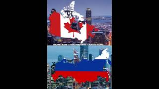 Canada Vs Russia #shorts