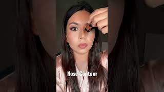 EASY NOSE CONTOUR | #makeupshorts #makeuptips #contour #nose