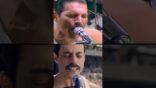 Rami Malek as Freddie Mercury in Bohemian Rhapsody #queen