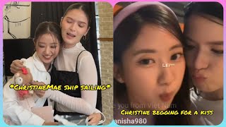 CHRISTINEMAE SHIP NOW SAILING || CHRISTINE KEEPS A SECRET FROM MAE || CHRISTINE BEGGING FOR A KISS 💋