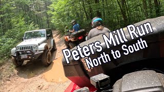 4-Wheeling Peters Mill Run from North to South [Multicam + Headset Audio]