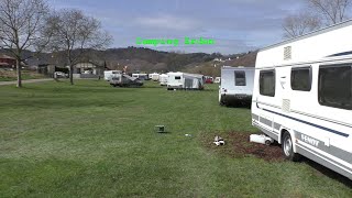 Mit Wohnwagen und Jacky  Ostern  2018 Campingplatz Erden an der Mosel