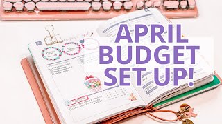 April Budget Set Up | Erin Condren | Petite Budget Book | Petite Planner Folio