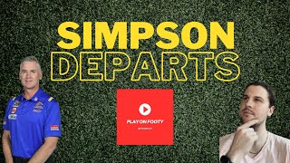 #BREAKING AFL 2024 Adam Simpson Departs The West Coast Eagles