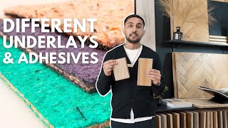 Different Types of Underlays & Adhesives with [Tony Wolf]