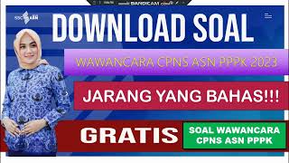 GRATIS!! TES WAWANCARA LOLOS CPNS ASN PPPK 2024