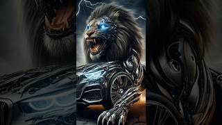 Ai creation||Incredible fusion|| introducing new fusion of BMW +lion and cat hybrid #aicreations#fyp