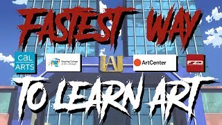 The FASTEST WAY to Learn ART Part I: Art School