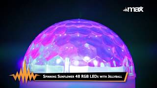 Max 48 LED Flashing Chasing Sunflower Light Jellyball