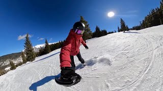 SNOWBOARDING COLORADO | COPPER MOUNTAIN | ROUNDABOUT |  LUMBERJACK LIFT |