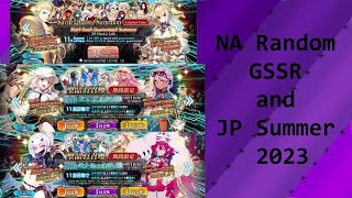 Fate Grand Order NA Random GSSR and JP Summer 2023