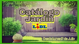 Catálogo de jardín de lidl con herramientas y artículos Parkside. Desde el lunes 17 de julio