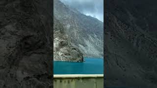 Atta Abad Lake at KKH#gilgitbaltistan #travel #hunza