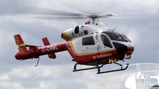 NOTAR MD902 Air Ambulance helicopter landing at Redhill Aerodrome