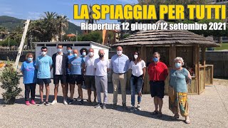 La Spiaggia per Tutti di Chiavari, riapertura estate 2021