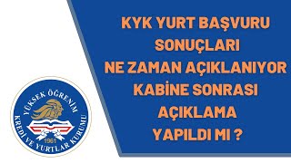 KYK YURT BAŞVURU SONUÇLARI BUGÜN AÇIKLANIR MI ? #kyk #yurt #eğitim