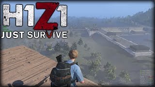 Shooting Zombies & Jumping Off 38 Story Base! | H1z1 Just Survive