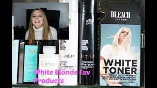 hair Care transition to white blonde & Fav SALON PRODUCTS | Olaplex No 3