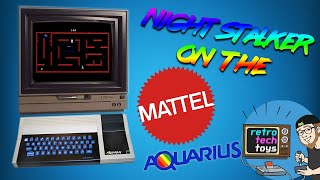 RTT Plays: Nightstalker for Mattel Aquarius on a Commodore 1702 Monitor