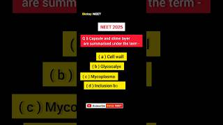 NEET MCQ | most important MCQ of biology ncert based | neet 2025 #neet