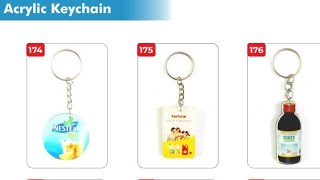 Customized Promotional Acrylic Keychain