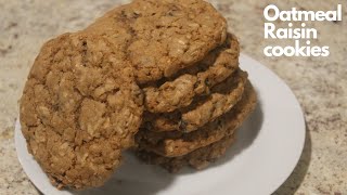 Homemade oatmeal raisin cookies ( How to make oatmeal raisin cookies).