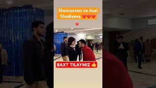 Go'zal juftlik Shoxruxxon va Asal Shodiyeva . Baxt tilab qolamiz ❤️👍🔥