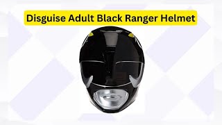 Disguise Adult Black Ranger Helmet