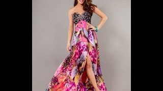 Prom Dresses with Animal Print 2013