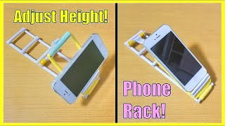 How to Make a Paper Phone Stand - With Adjustable Height!