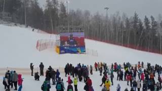 2017 02 25 - Freestyle skating World Cup Women's Final, Sunny Valley SX, Russia (track view)