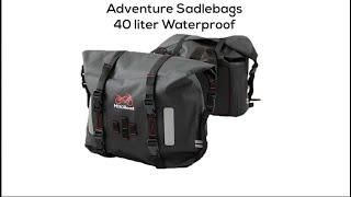 MotoRoad Adventure Sadlebags 40 liter waterproof