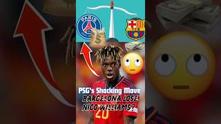 Barcelona vs. PSG: The Fight for Nico Williams Heats Up #nicowilliams #transfernews #shorts