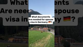 Documents for spouse visa in Germany 🇩🇪 #trending #viral #germany #spouse #spousevisagermany