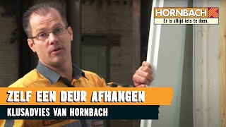 Stappenplan voor het afhangen van een deur met HORNBACH