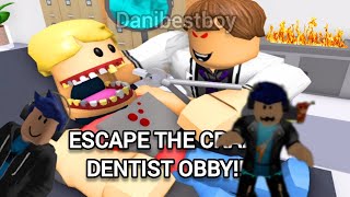 ESCAPE THE CRAZY DENTIST OBBY!!!🦷