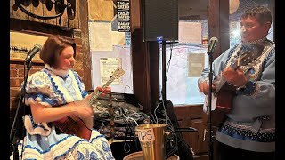 Khachaturian's Sabre Dance - Barynya Balalaika Duo live at the Anyway Cafe in Brooklyn, New York