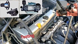 How To Test Sparkplugs Coils, Puge Solenoid valve, MAP Sensor, Honda CRV