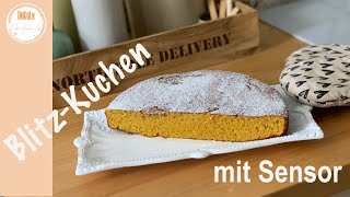 Thermomix Sensor mit Blitz-Karotten-Kuchen