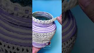 DIY Crafts Flower Vase From Jar/DIY Wool Crafts/DIY Home Decor Crafts/DIY Room Decor Crafts